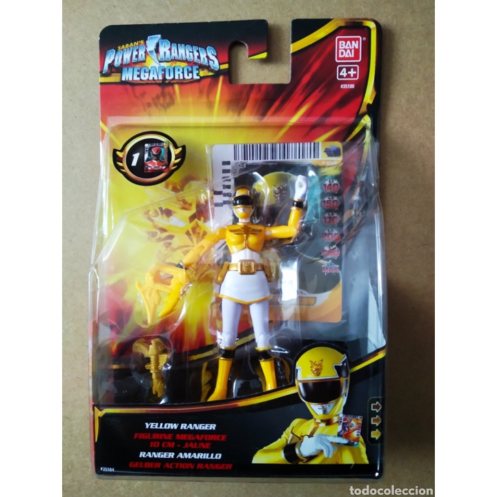 BANDAI Power Rangers Megaforce Yellow Ranger Action Figure