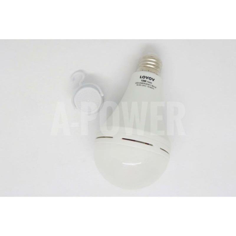 Lovov - Lampu LED Emergency Magic AC / DC 12W (Putih)