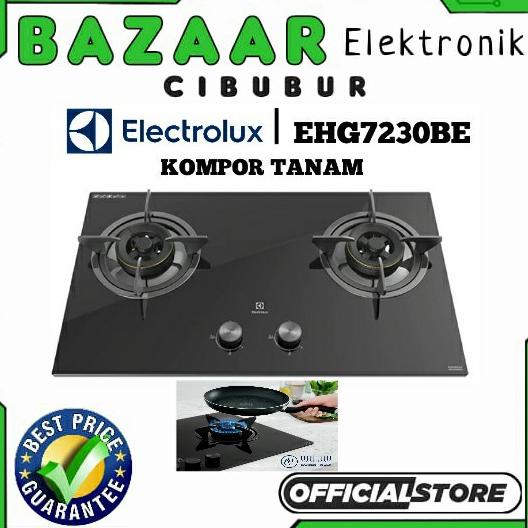 Kompor Tanam Electrolux Ehg7230Be Ehg 7230 Be 2 Tungku Gas Hob