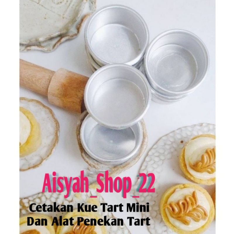 12Pcs Cetakan Kue Pie Polos / Loyang kue Pie Hokkaido / Tart Biscoff Egg Tart / Cetakan Pai Sus Bula