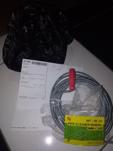 Pipe Cleaner 10 Meter Drain Pembersih Saluran Pipa Mampet Sellery