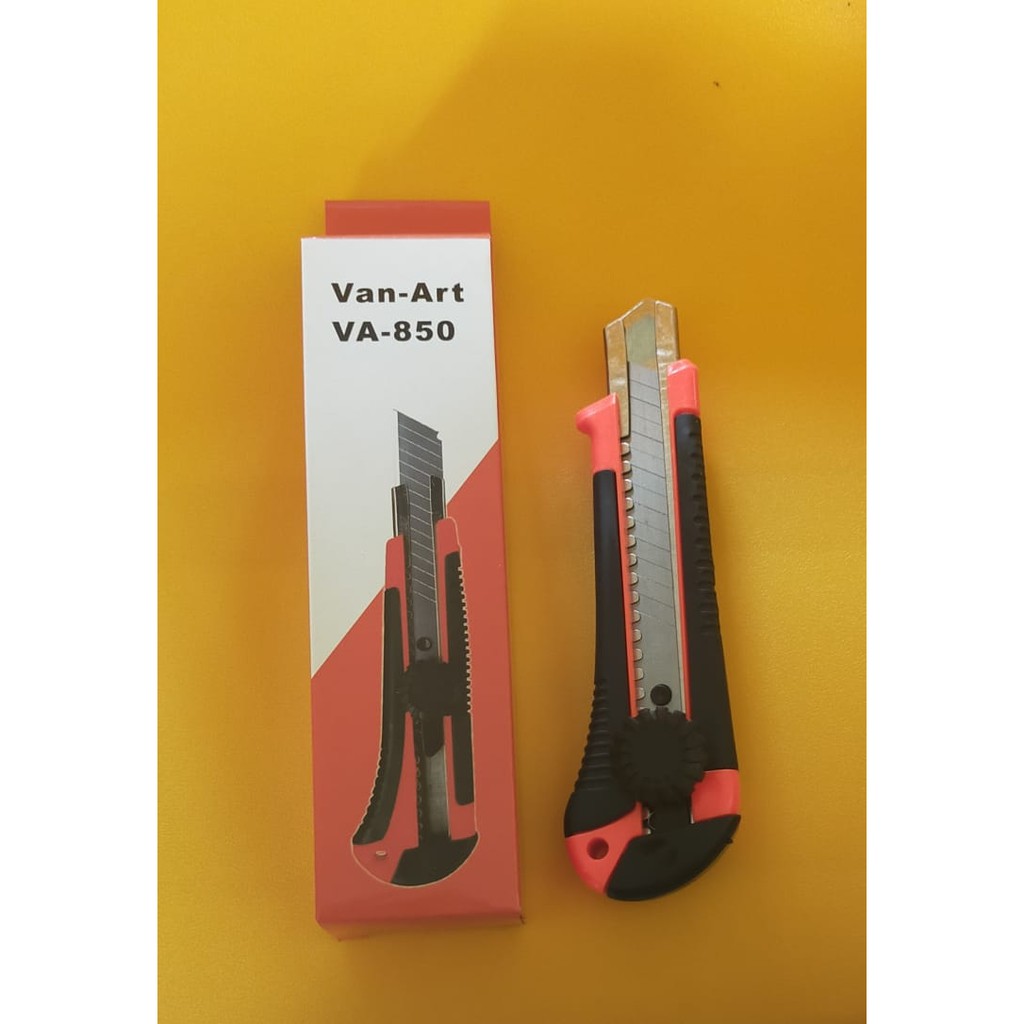 

cutter VA-850, cutter, pisau potong, pemotong, silet (kemasan kardus)