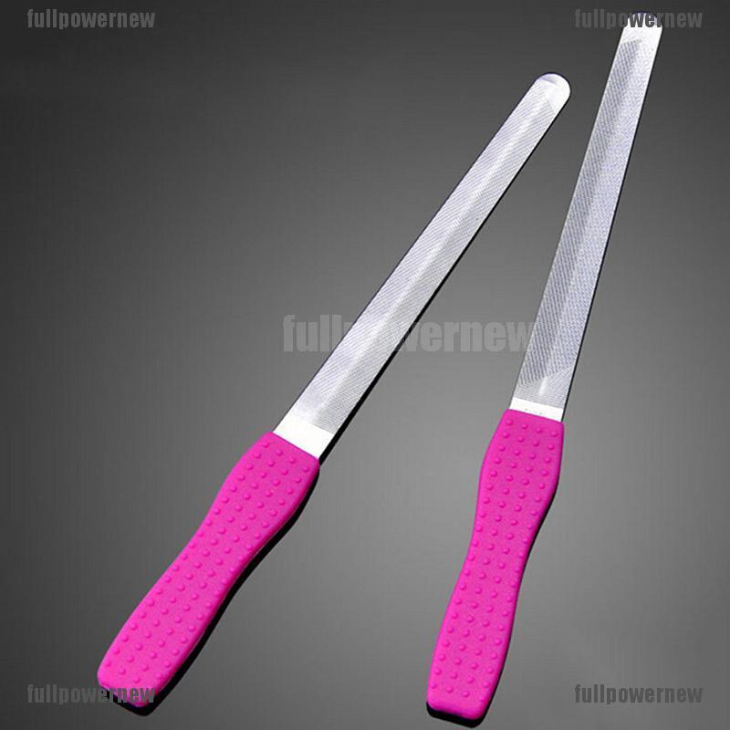 Kikir Kuku Dua Sisi Bahan Stainless Steel Metal Untuk Manicure Pedicure