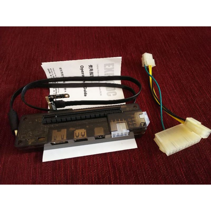 Docking VGA Eksternal Laptop Mini PCI-E v8.0 EXP GDC - Black