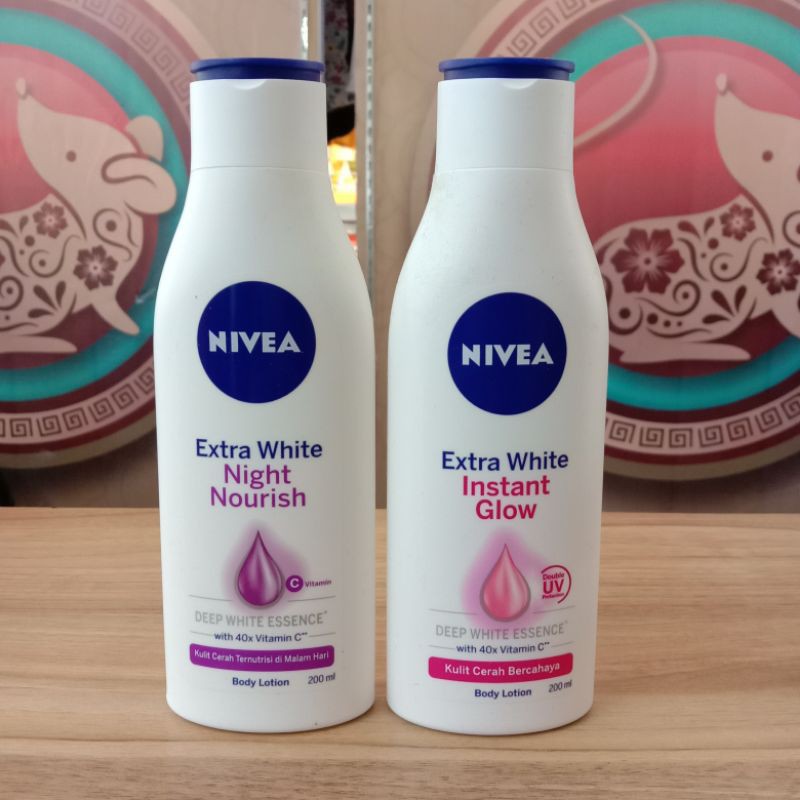 PAKET BODY LOTION NIVEA INSTANT GLOW &amp; NIGHT NOURISH 200ml