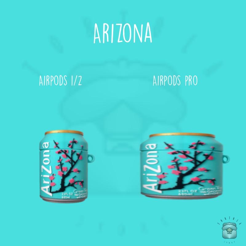 Airpods 1/2 Airpods Pro Airpods Case 3D Rubber + Strap Arizona - Airpods 1/2