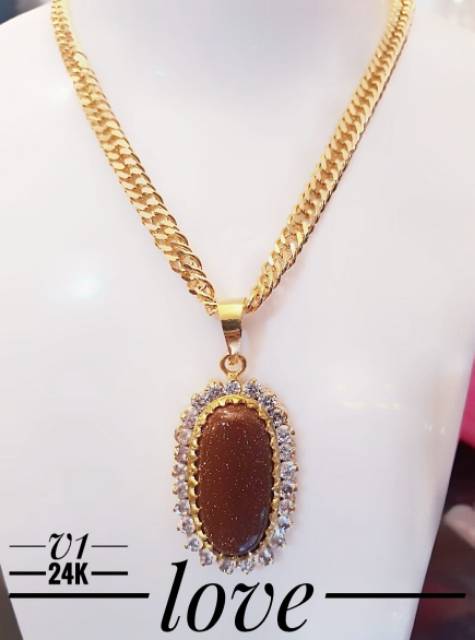 Xuping kalung lapis emas 24k 2464k