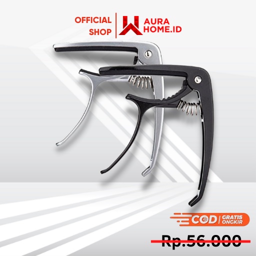 Capo Gitar Chord Acoustic Standart Zinc Alloy / Capo Cappo Capok Kapo Kapok Penjepit Jepit Jepitan S