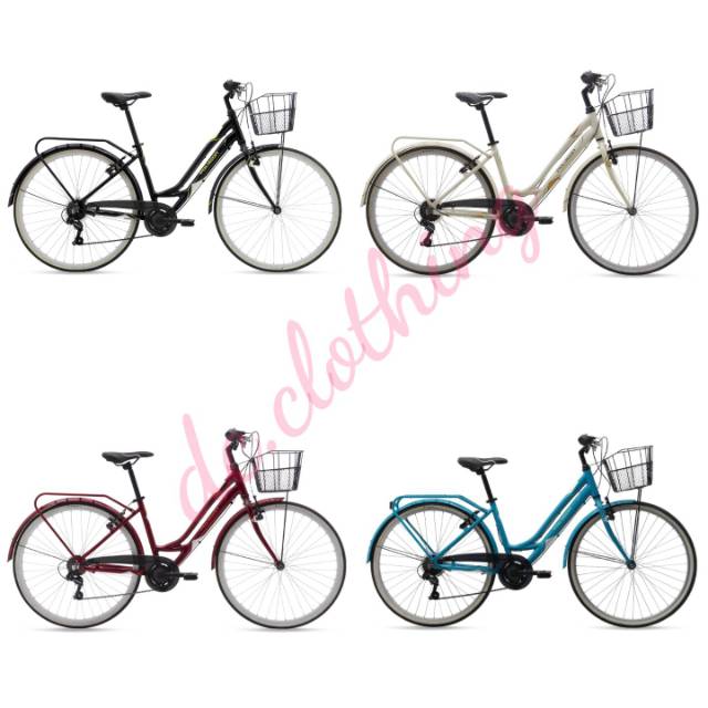 Sepeda polygon sierra lite 26 terbaru asli original red merah cream black hitam tosca hijau biru