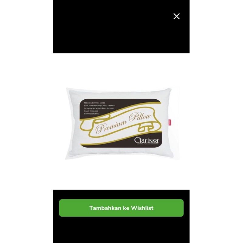 Clarissa premium Bantal
