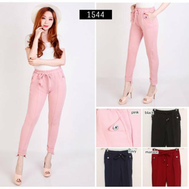 [ANGIE] Celana Panjang Begi/Baggy Pants Wanita Termurah, Allsize