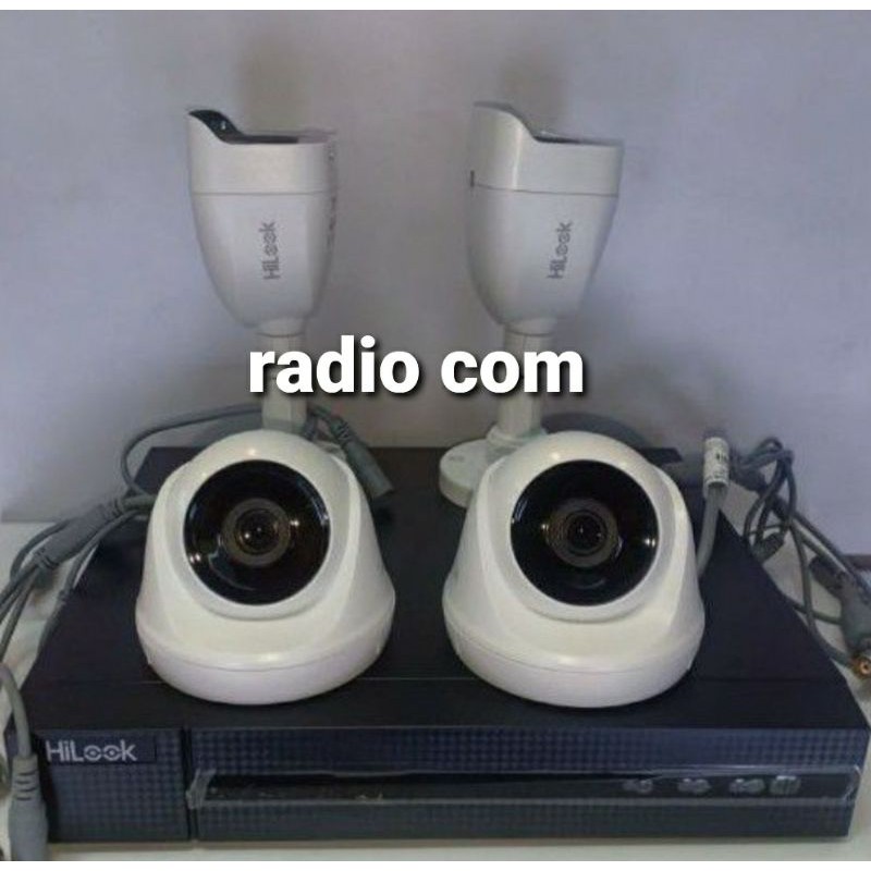 paket cctv hilook audio 4 channel 4 kamera hilook 2mp 1080p bisa merekam suara dan video