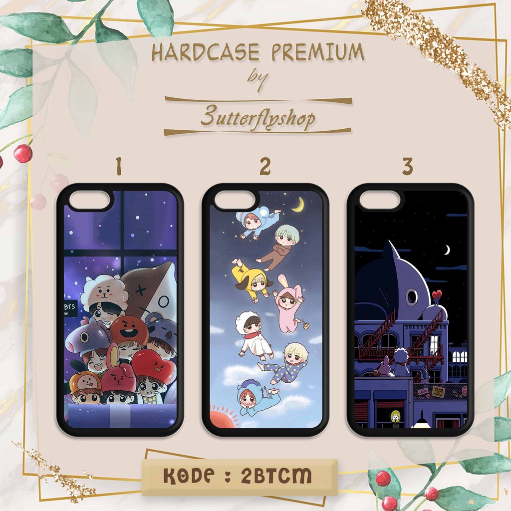 Hardcase BT 21 Chibi Member casing case HP xiaomi samsung iphone oppo vivo realme redmi meizu