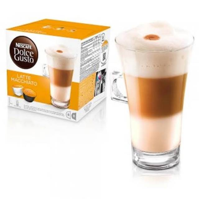 

Nescafe Dolce Gusto Latte Macchiato Eceran 1 pasang Kapsul