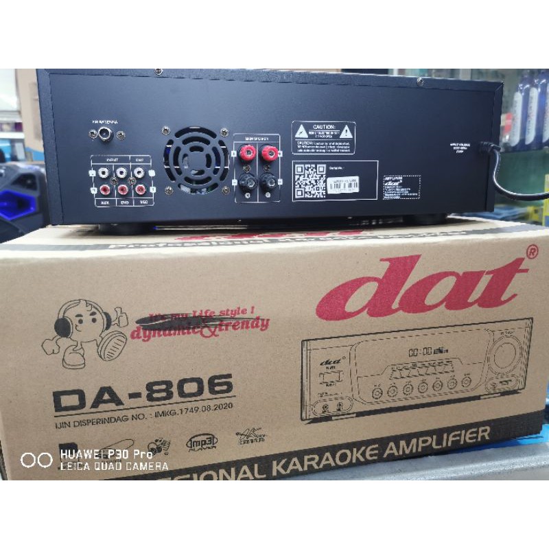 amplifier dat da 806
