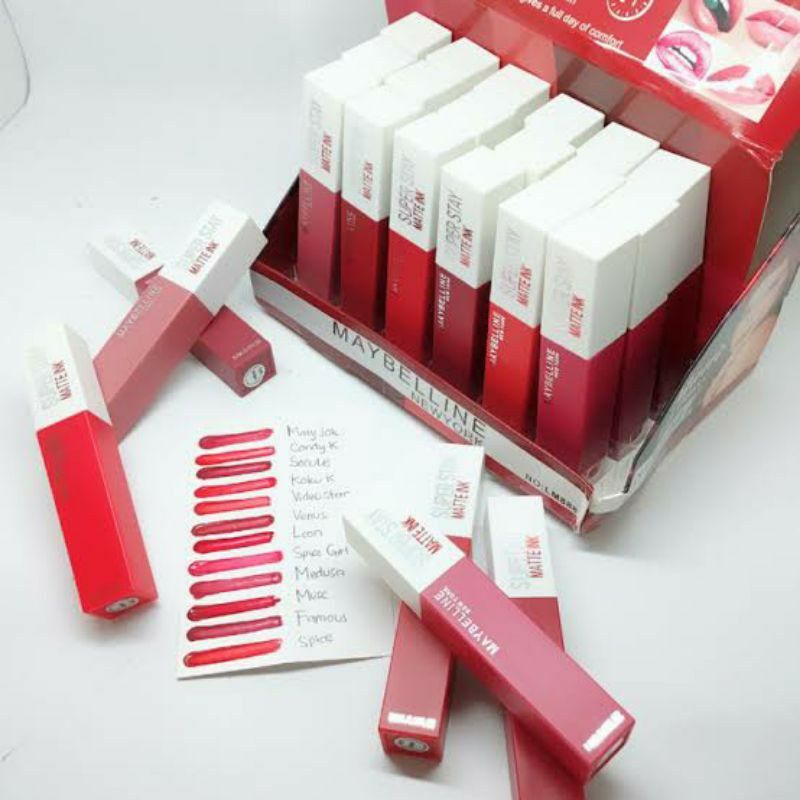 1 Pcs LipCream Super Stay Matte Ink ( Pilih Warna )