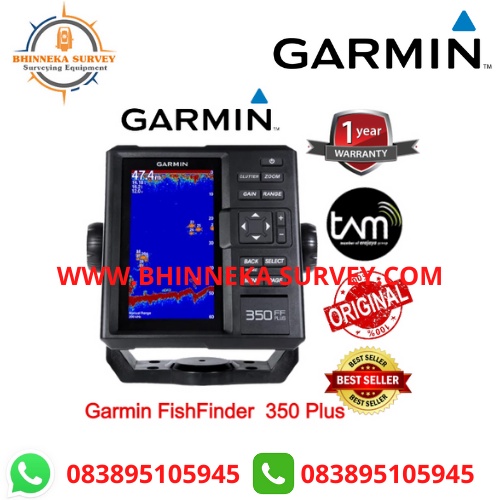 GPS Garmin Fishfinder 350 Plus Baru / Garmin FF 350 Plus