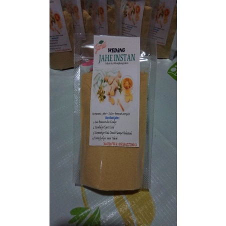 

Jahe/minuman instan/WEDANGJAHEINSTAN