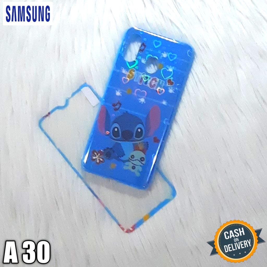 Casing Samsung A30 Softcase Jelly Glossy + Temper Glass