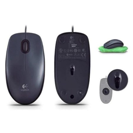 Logitech M90 full size corded mouse M90