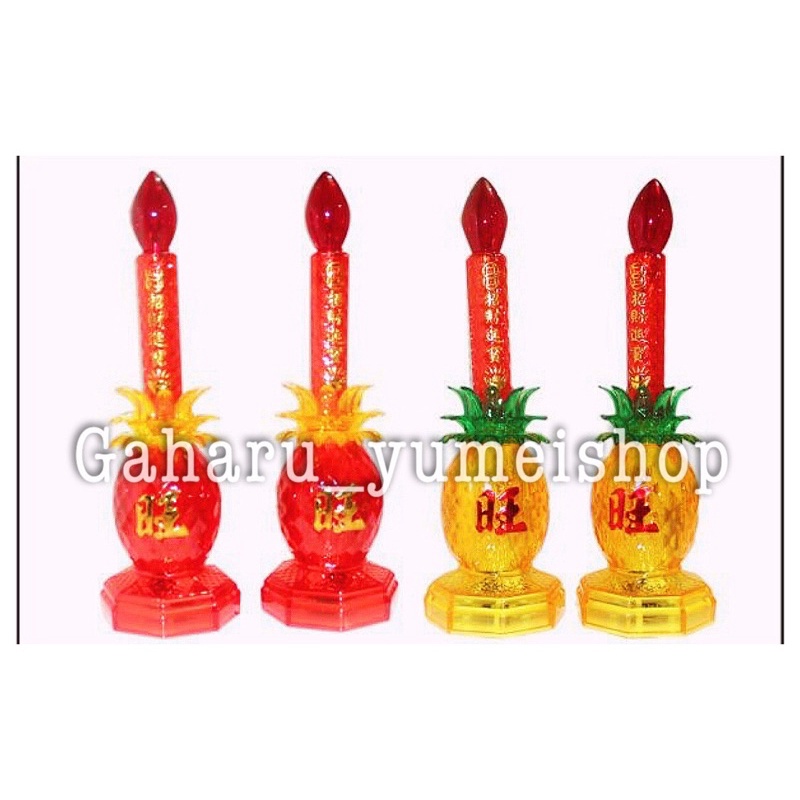 Lampu Kristal Nenas LED Altar Sembahyang BONUS bohlam