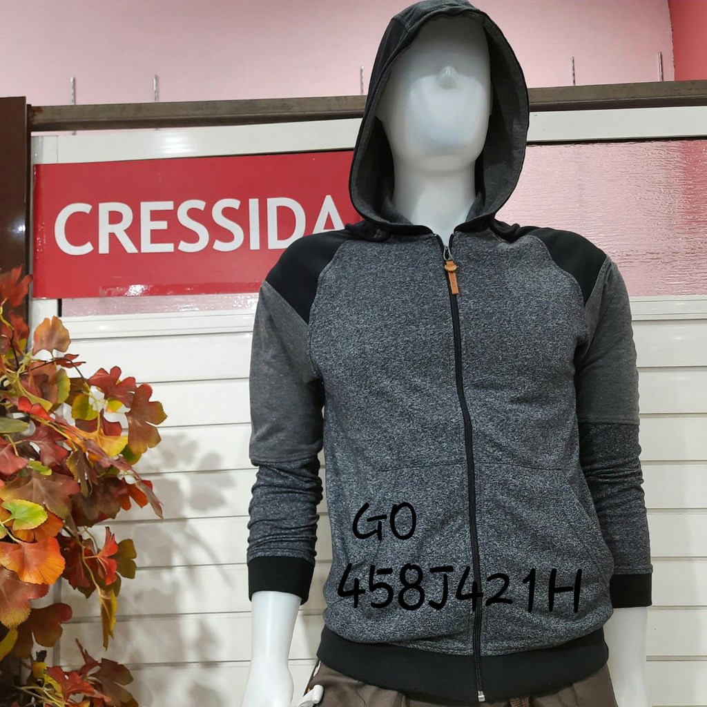 gof CRESSIDA JAKET Pakaian Pria Outerwear Jaket Sweater Hoodie Casual Santai Original Lengan Panjang