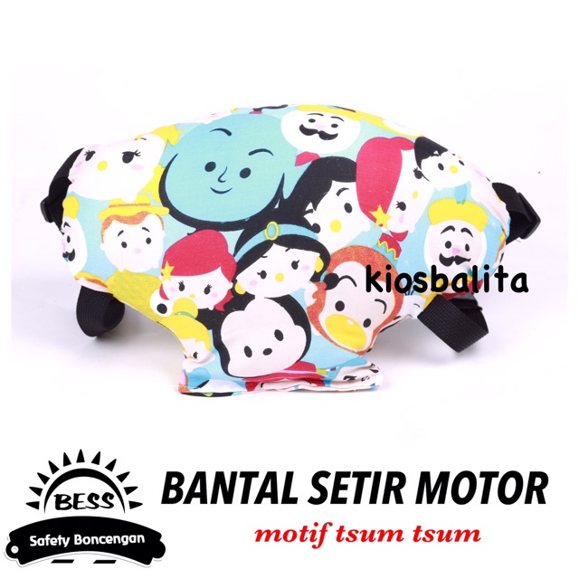 BANTAL SETIR MOTOR/BANTAL ANAK UNTUK STANG MOTOR/BANTAL BONCENGAN MOTOR KARAKTER