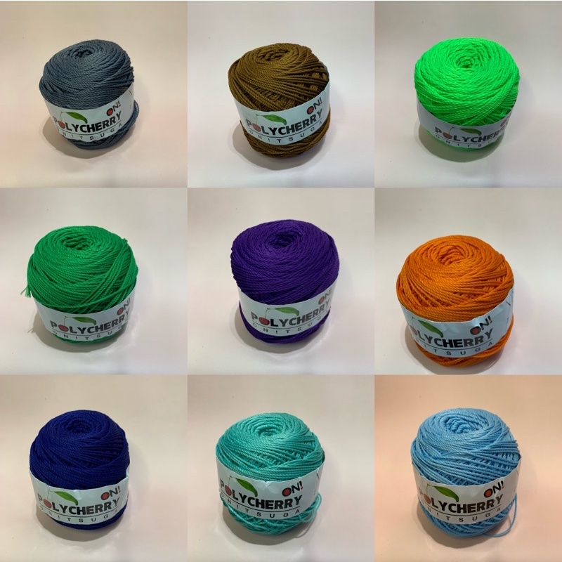 benang polycherry rajut