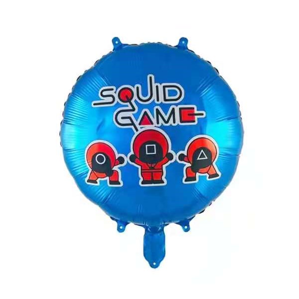 HAPPY TIME BALON FOIL TEMA SQUID GAME BALON PESTA HAPPY BIRTHDAY HBD DEKORASI ULANG TAHUN BALON VIRAL