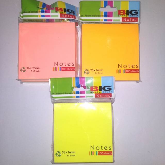 

Stick note big 76×76mm