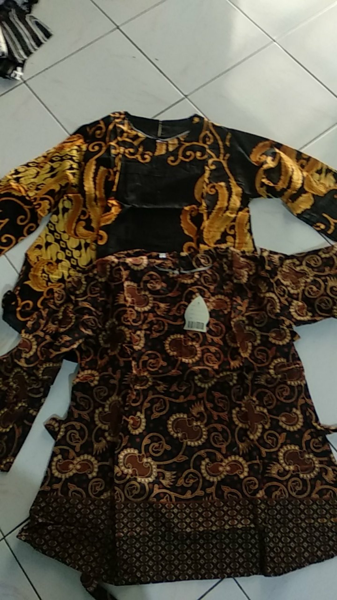 [cod] Tey-17 Batik Wanita Asj Sa Hrb026 Kenongo Kemeja Tosca Pendek