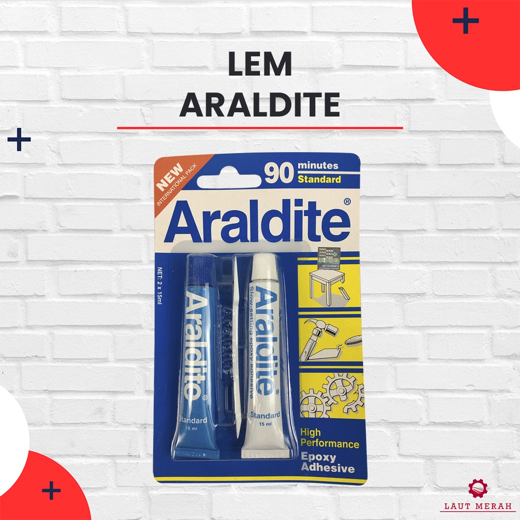 Lem Speaker magnet Araldite biru