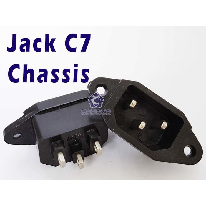 Jack AC Komputer Casis - Soket C7 Chassis Sasis