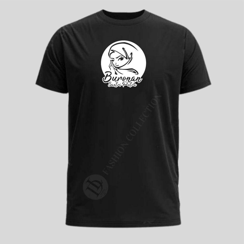 Kaos Pria Distro / Kaos Santri 'Buronan Santri Putra' / Kaos Islami / Baju Pria / Baju Wanita / Kaos