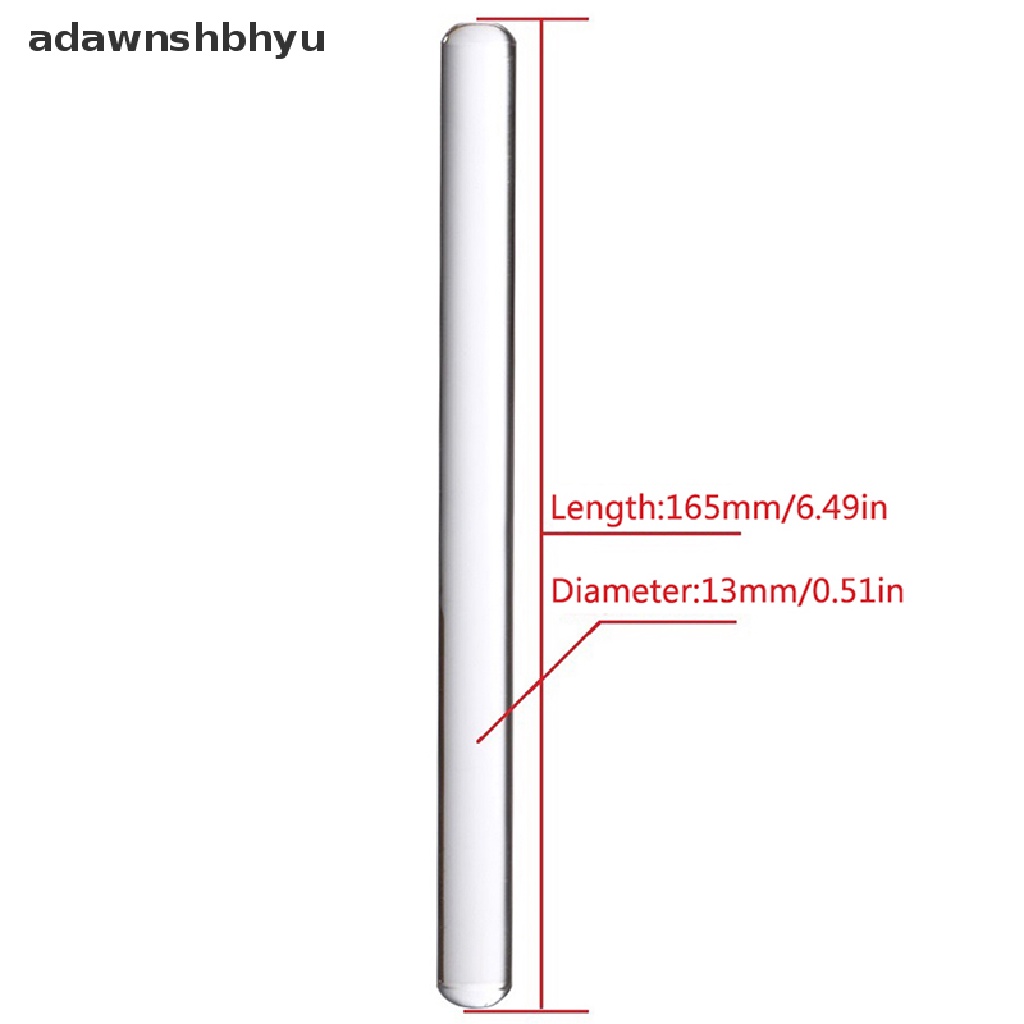 Adawnshbhyu Rolling Pin Akrilik Anti Lengket Transparan Rol Kue Pastry Board Alat Kue