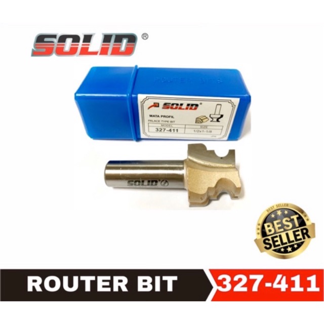 Mata Router  Mata Profil 327-411 Solid Cove  Bead Bits