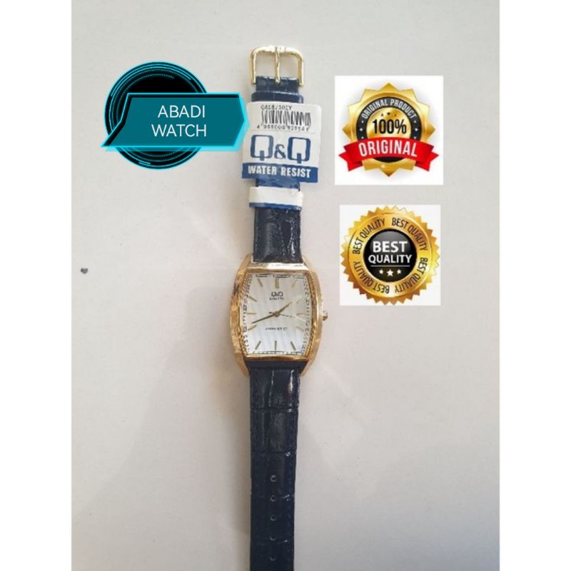 Q&amp;Q Original Jam Tangan Wanita QA18J101Y Series - Kulit