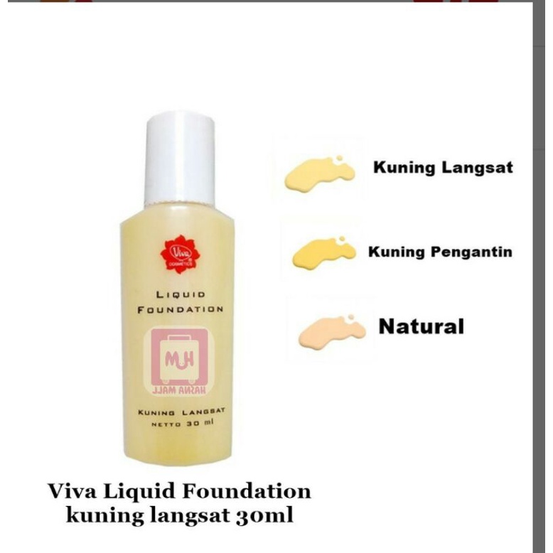 Hasna Mal - Viva Foundation Cair Liquid with Bengkoang 30ml