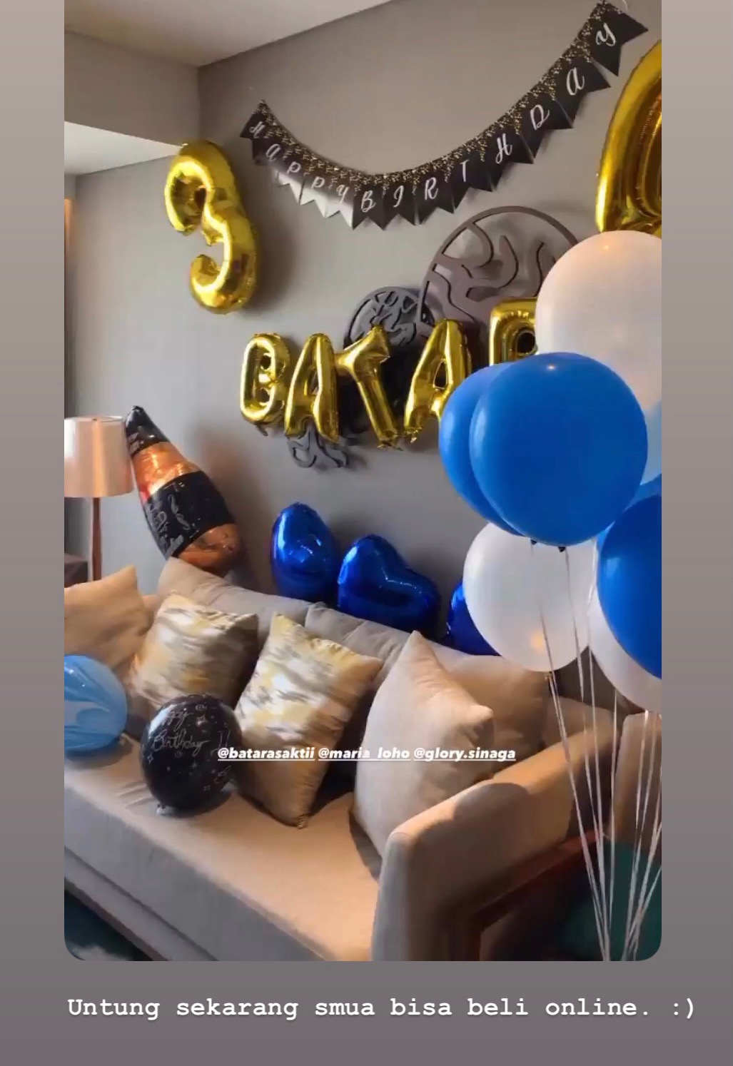 Tisu Pompom / Tisue Pompom Kertas 25cm