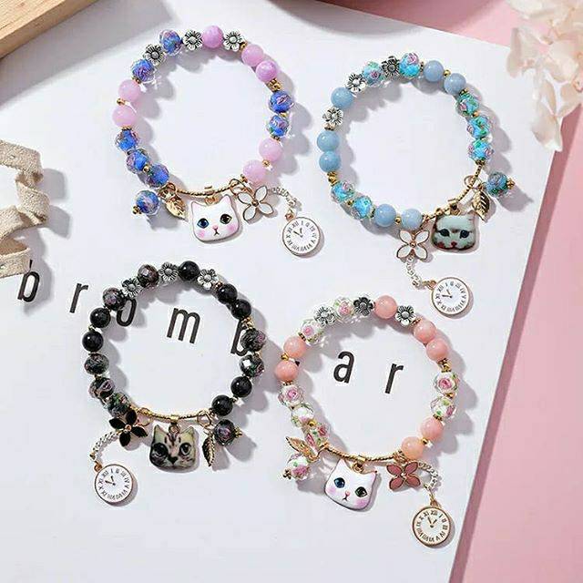 Charms gelang anak dewasa perempuan bangle bracelets cantik aksesories accesories disney