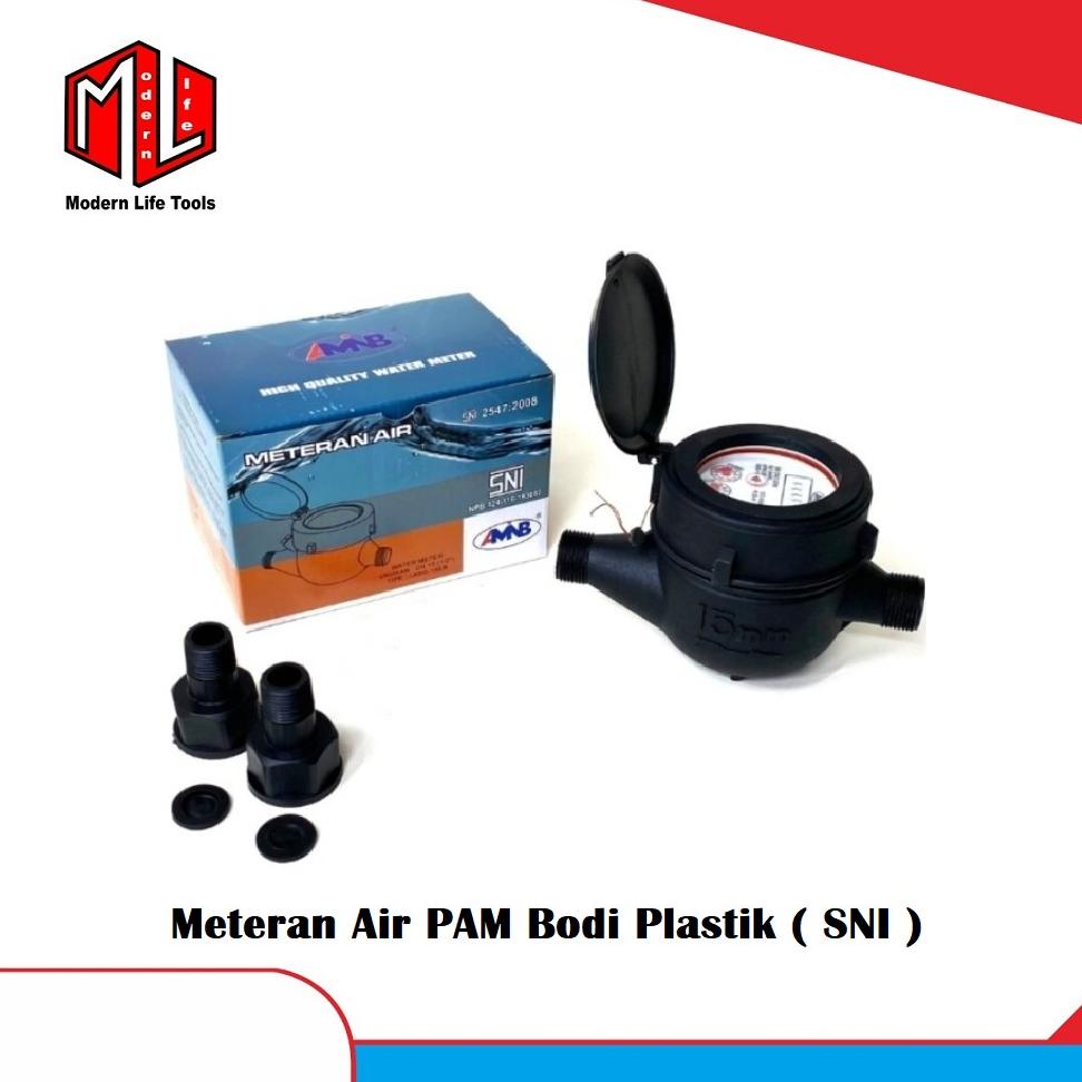 Meteran Air Plastik SNI AMNB / Meteran Air PAM Body Plastik PVC SNI AMNB
