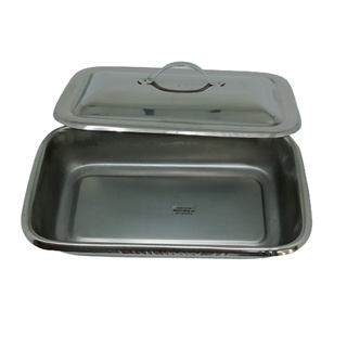 G-015 Bak Instrument Stainless Sedang + Tutup Ukuran 23cm Tempat ...