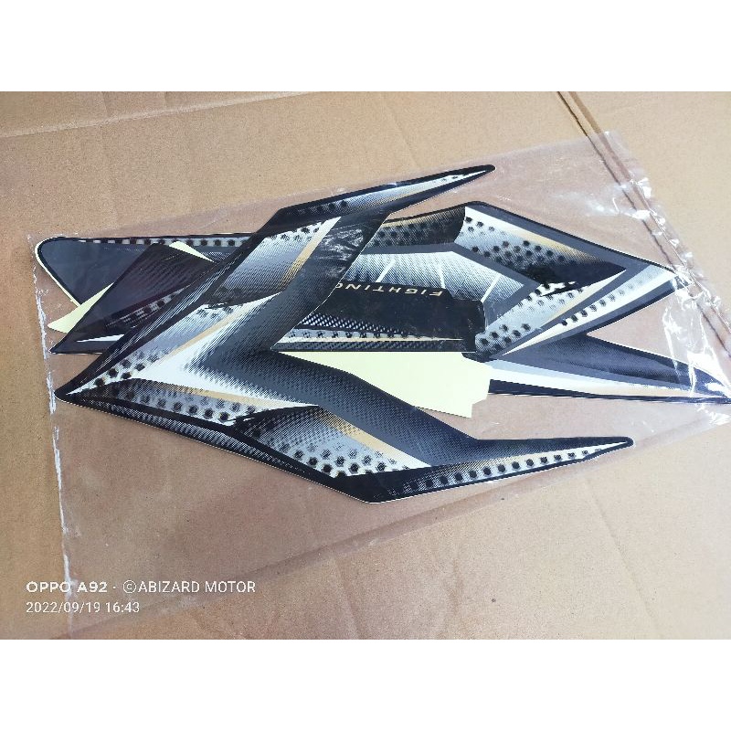 Lis striping RX king 2008 peredam tangki hitam