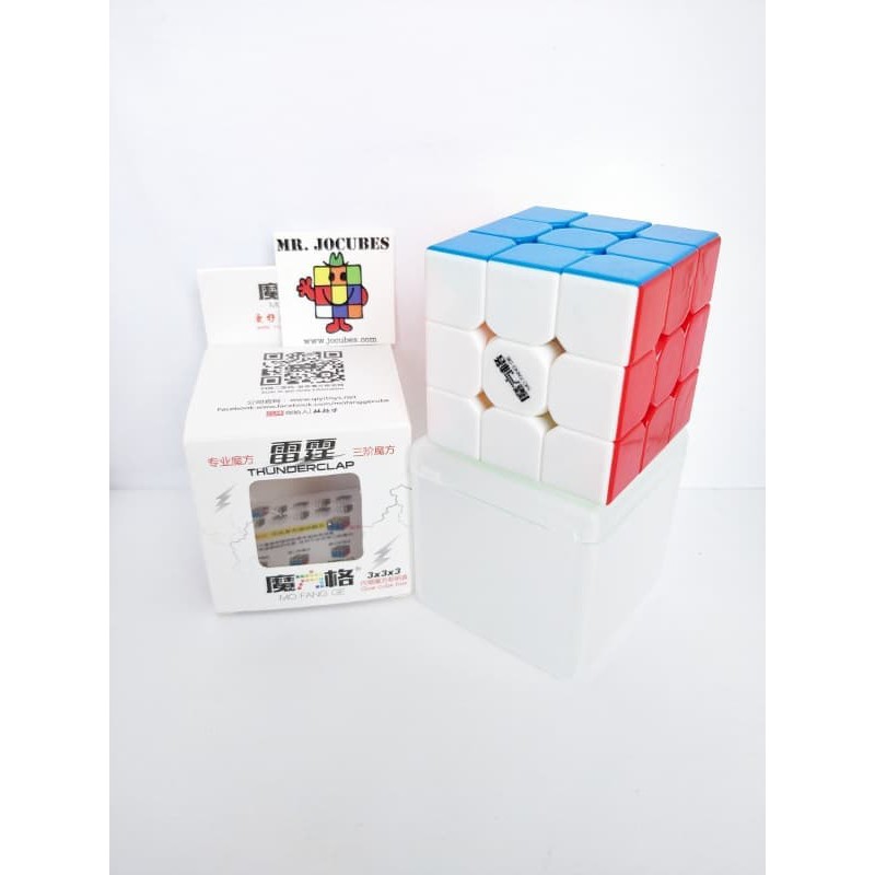 Rubik Yongjun - Rubik Kubus - Pelumas Rubik Rubik 3X3 Qiyi Thunderclap V1 / Thunderbolt/ Leiting