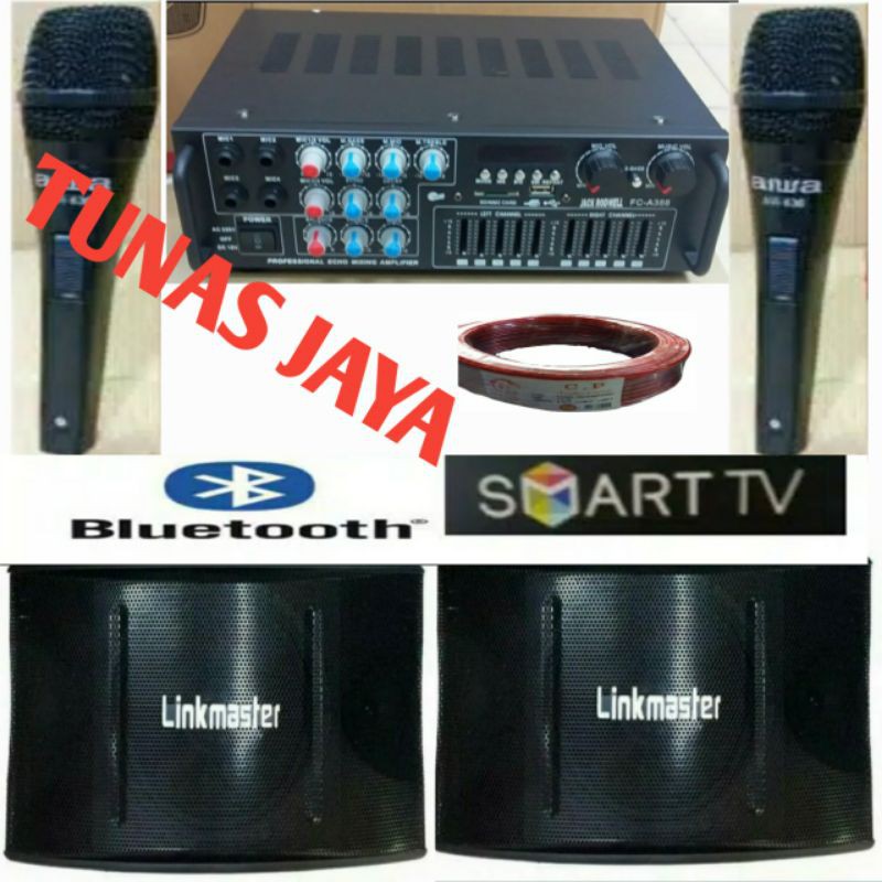 Paket Karaoke complete komplit 10 inch LINKMASTER Original garansi resmi 1 tahun