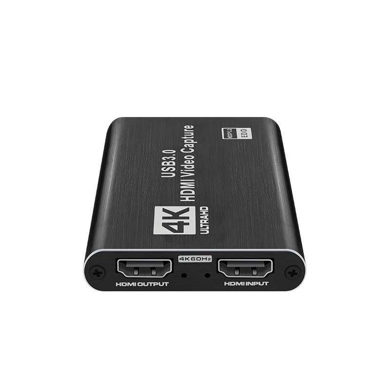 HDMI Video Capture Card Adapter Grabber Record Box USB 3.0 4K - RU900 - Black