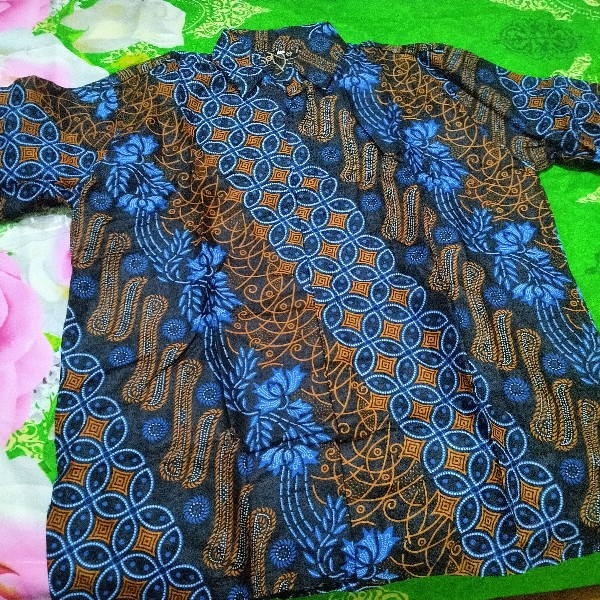 Batik Kemeja Lengan Panjang Katun Halus Hq Kualitas Setara Barang Mall