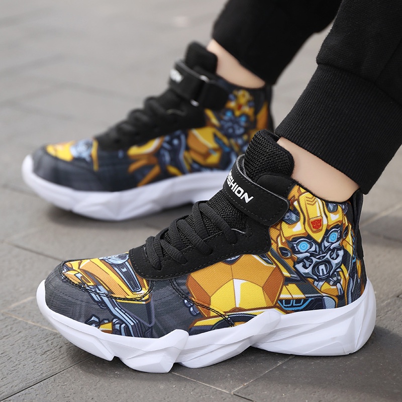 Sepatu Sekolah Basket 2020     Anak-anak Tinggi  Sepatu Basket Sepatu  Anak Laki-laki Tengah  Anak-a