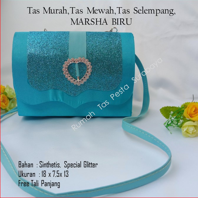 Tas Murah,Tas Mewah,Tas Selempang,MARSHA BIRU