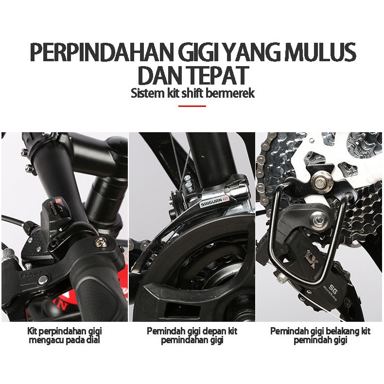 26 inch sepeda gunung sepeda lipat sepeda Folding Bicycle Sepeda Olahraga-4